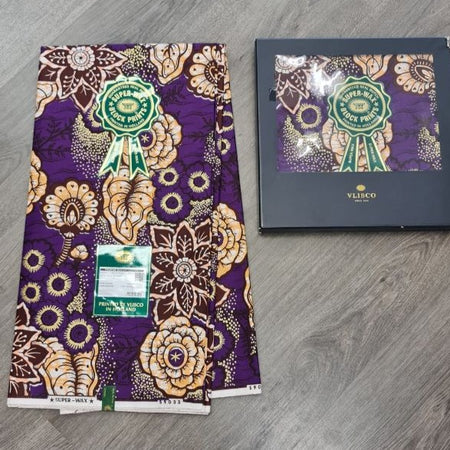 Vlisco Embellished Super Wax - 108
