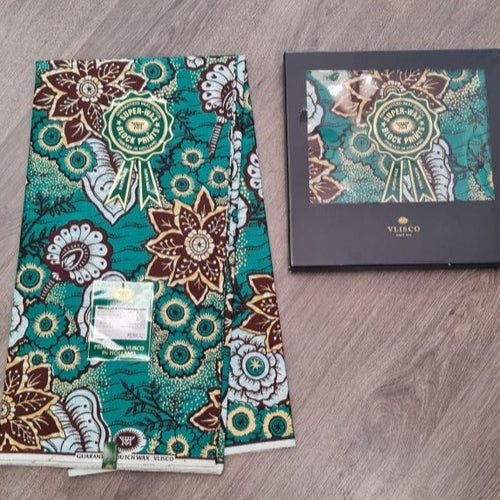 Vlisco Embellished Super Wax - 112