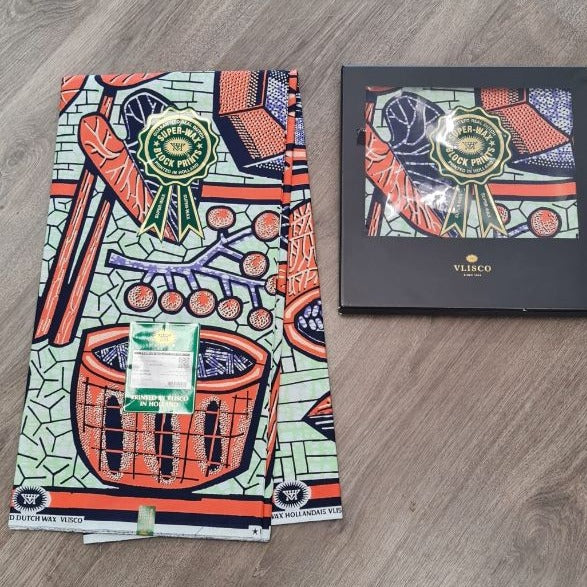 Vlisco Embellished Super Wax - 106